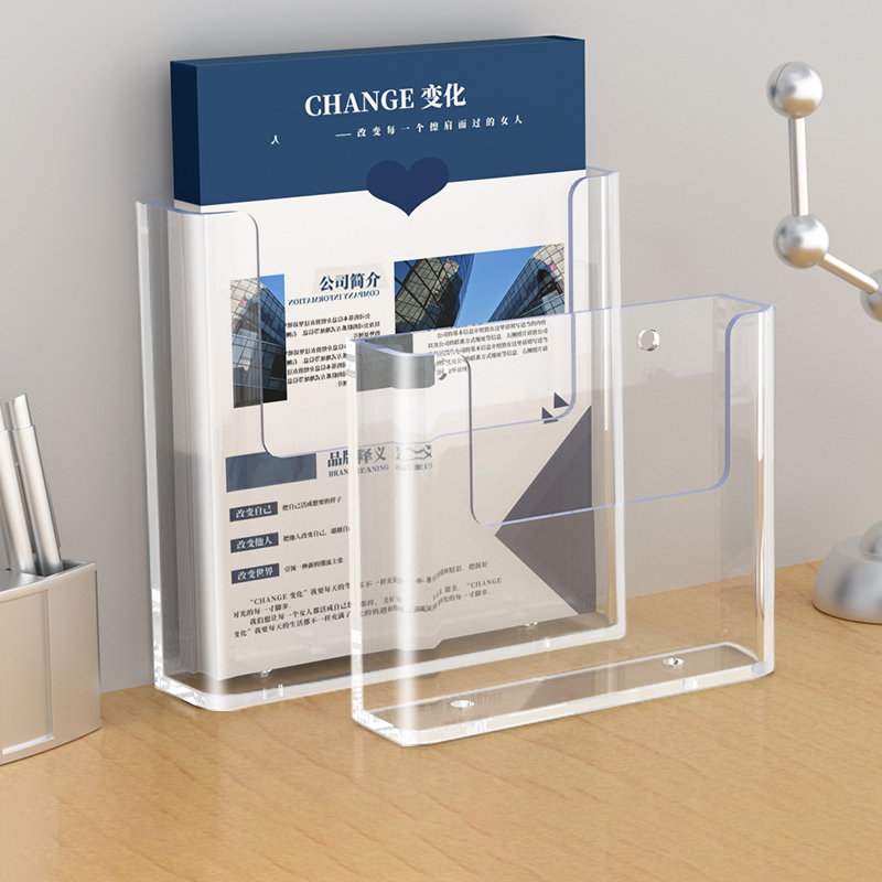 Wall Mounted Brochure Holder A - đánh giá và giá Document Holder Stand