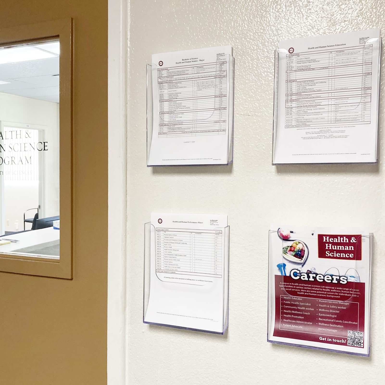 Wall Mounted Brochure Holder A - đánh giá và giá Document Holder Stand