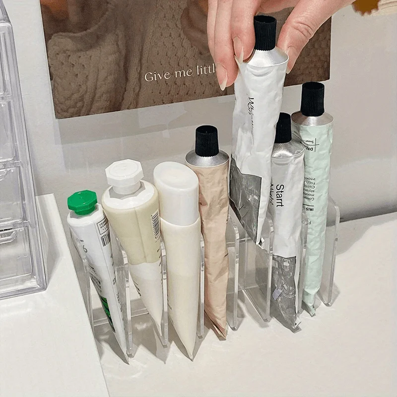 1pc Plastic Transparent 7-Slot - đánh giá và giá Home Office Work Table