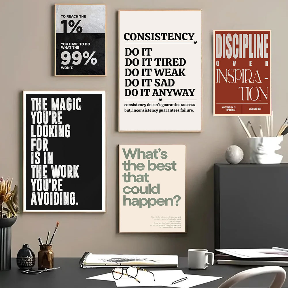 Minimalist Motivational Quotes - đánh giá và giá Home Office Room Inspiration
