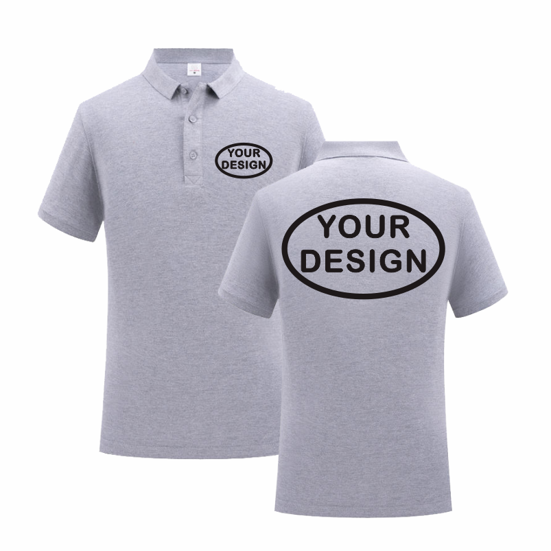 Summer Pure Cotton Polo Shirt  - đánh giá và giá Home Office Logo