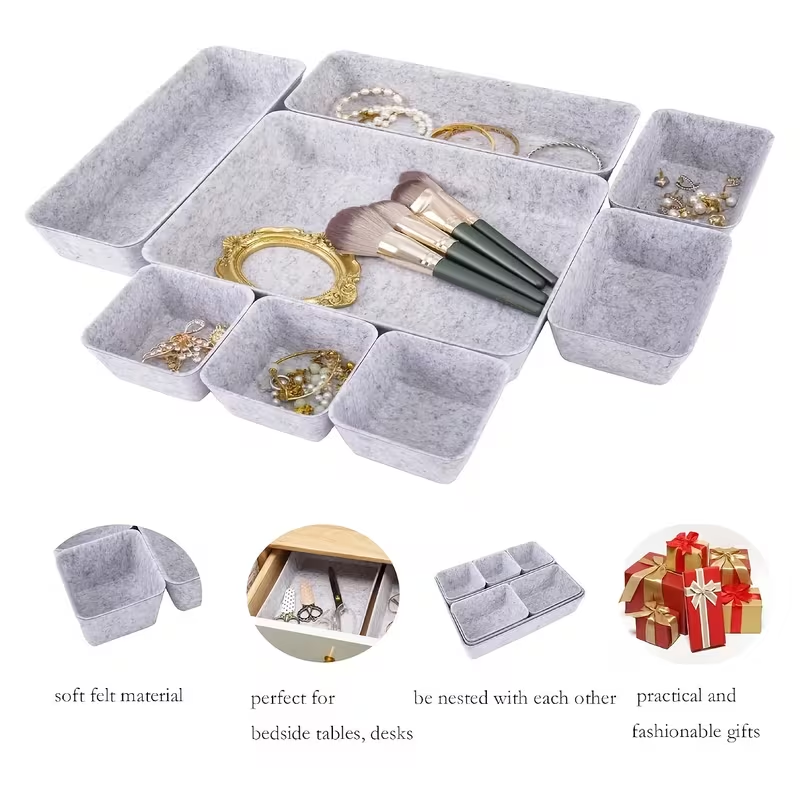 Drawer Felt Storage Box Soft D - đánh giá và giá Home Office Work Table