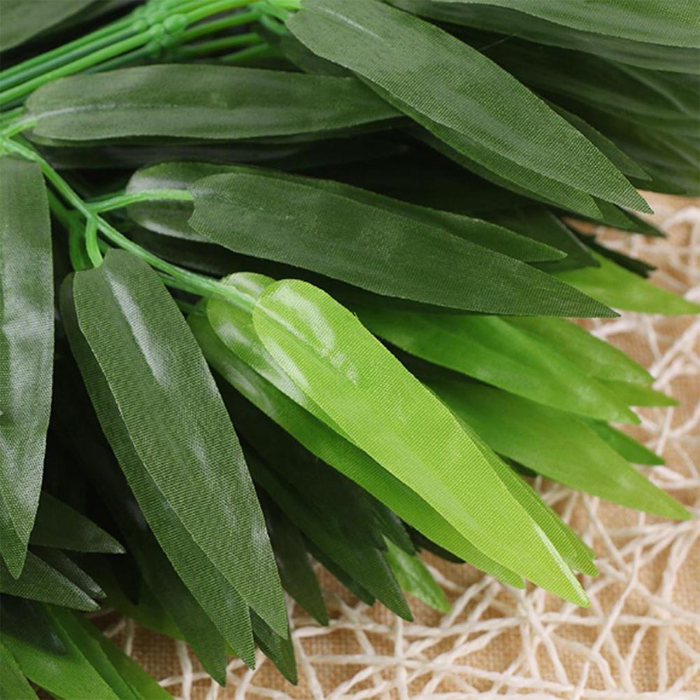 10pcs Artificial Green Bamboo  - đánh giá và giá Home Office Layout