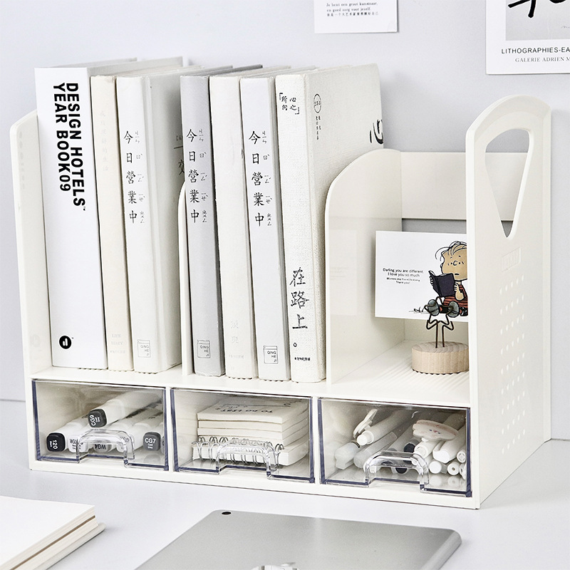 Space Saving Bookend with Draw - đánh giá và giá Document Holder Stand
