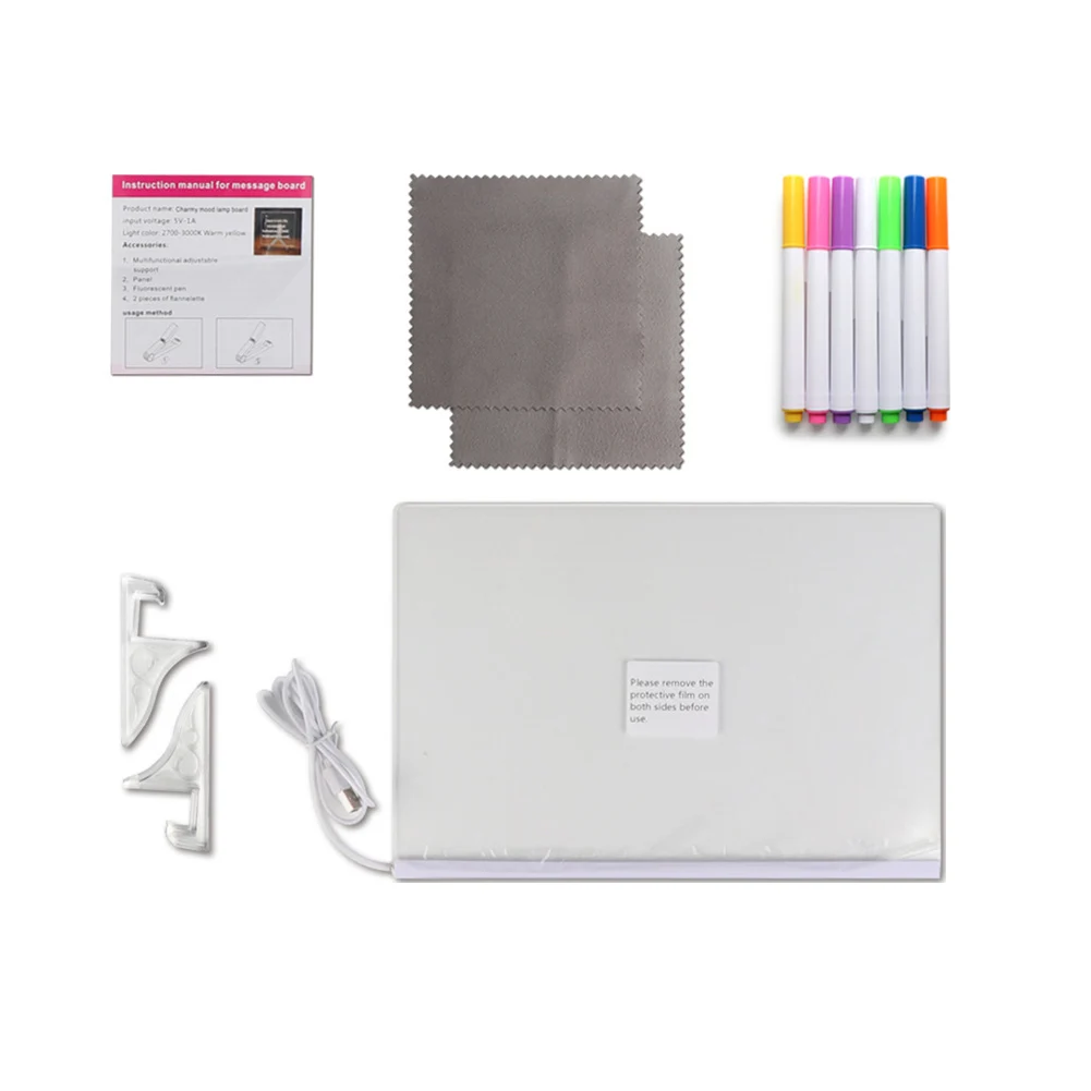 Illuminated Dry Erase Acrylic  - đánh giá và giá Home Office Or