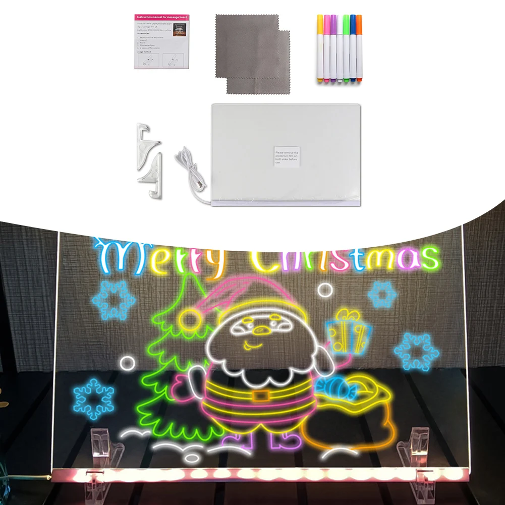 Illuminated Dry Erase Acrylic  - đánh giá và giá Home Office Or