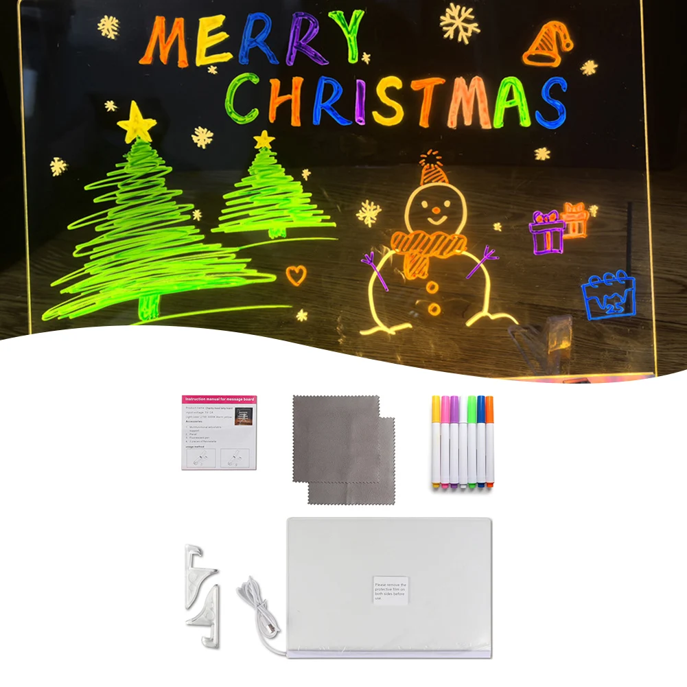 Illuminated Dry Erase Acrylic  - đánh giá và giá Home Office Or