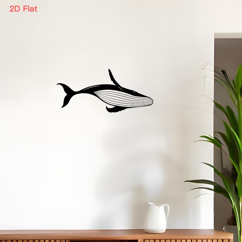 Majestic Whale Metal Wall Art  - đánh giá và giá Home Office Or