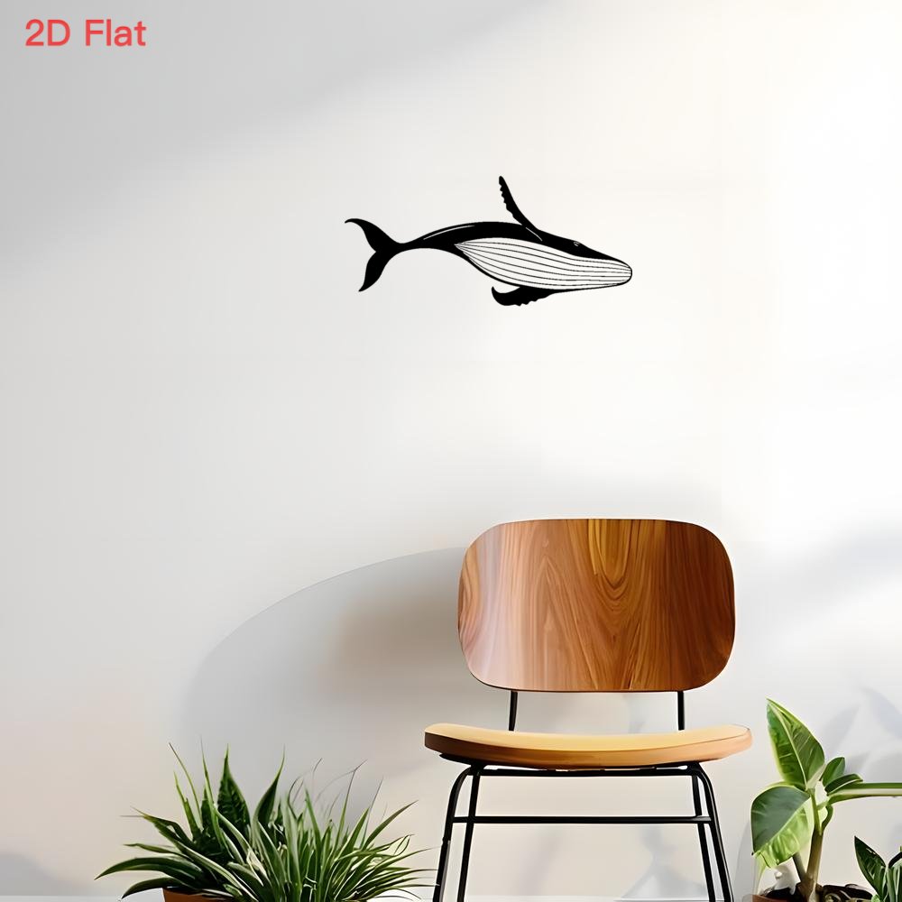 Majestic Whale Metal Wall Art  - đánh giá và giá Home Office Or