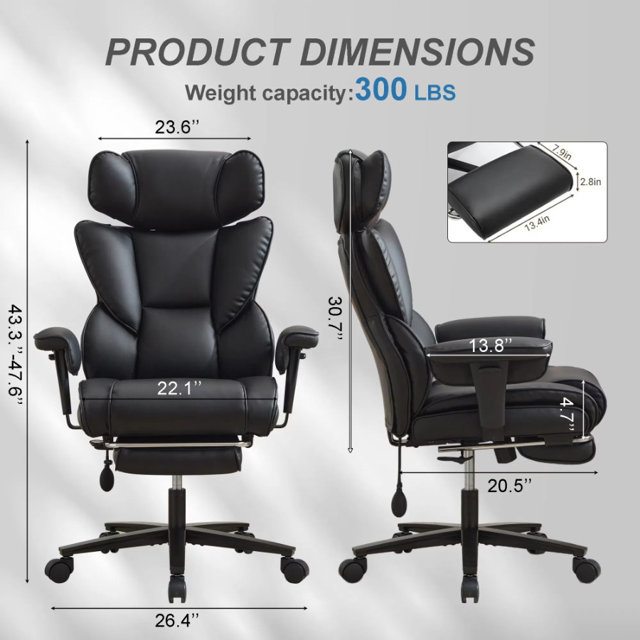 Office Chair with Foot Rest an - đánh giá và giá Ergonomic Office Chair