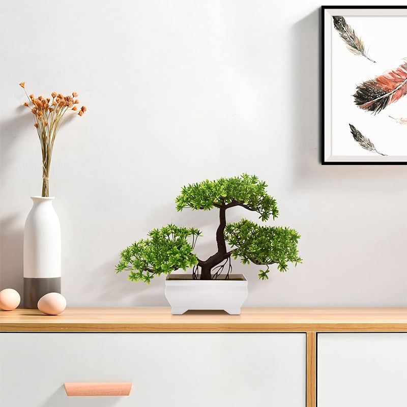 Artificial Bonsai Plastic Bion - đánh giá và giá Home Office Layout