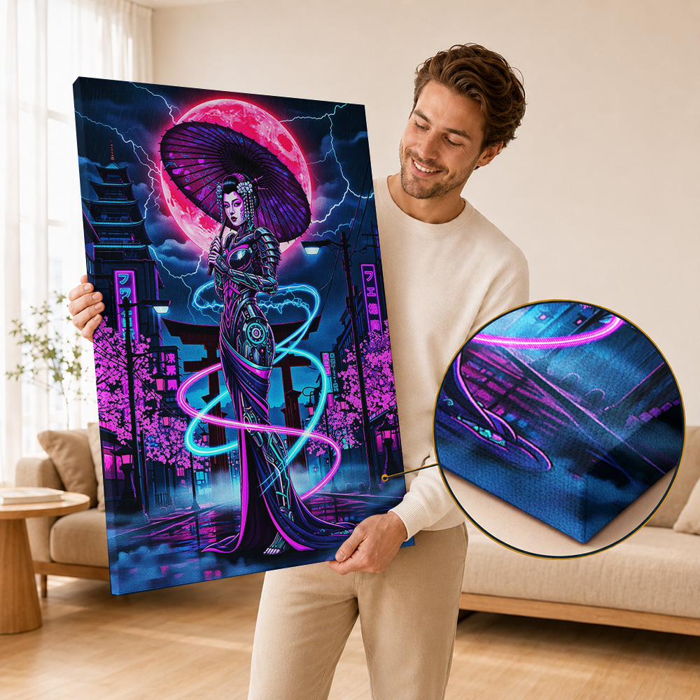 Cyberpunk Canvas Print Poster  - đánh giá và giá Home Office Or